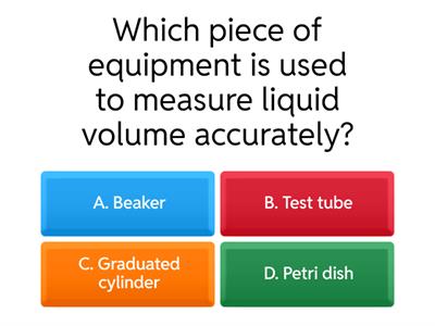 🔬 Science Equipment Quiz