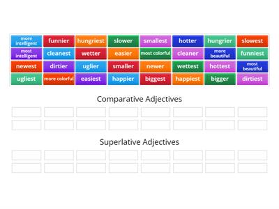 Comparative and Superlative Adjectives