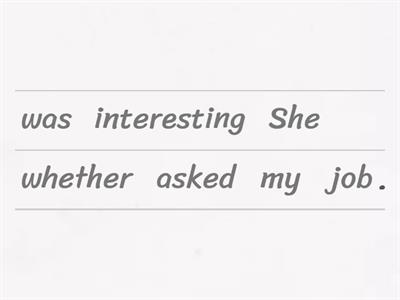 Intermediate Reported Questions