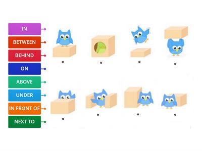 Prepositions of place