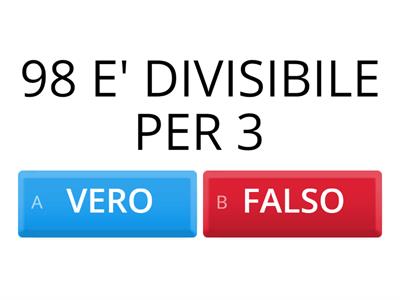 CRITERI DI DIVISIBILITA' 2 -3 -5