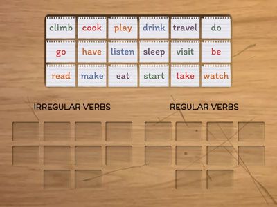  Regular and Irregular Verbs