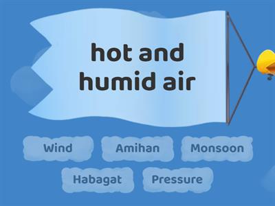vocabulary on monsoon