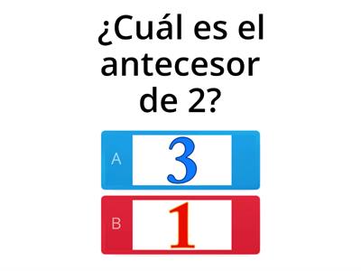 Antecesor y sucesor 