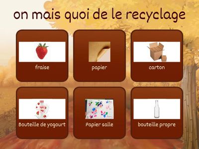 Le recyclage