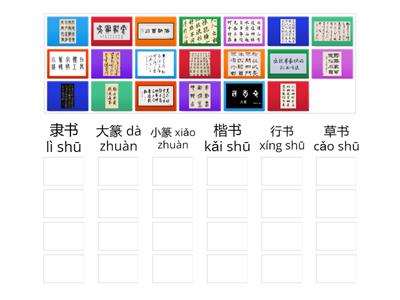 Chinese Calligraphy_5 Basic Fonts