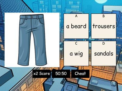 Gameshow quiz Dressing up (Open Up 3)