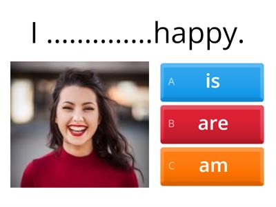 Superhero English to be verbs