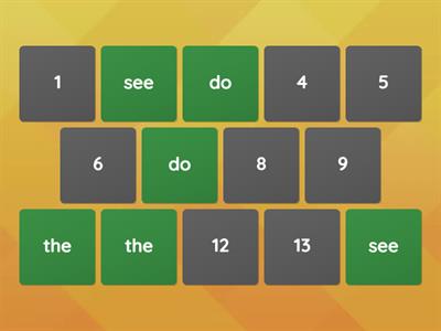 High Frequency Words #2