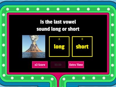 Long and Short Vowels / Open and Closed Syllables