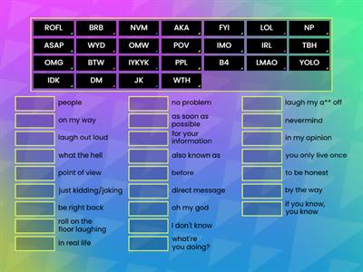 Special lessons: texting shortcuts