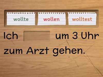 Modalverben im Präteritum