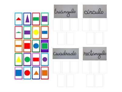 Clasificació de figuras geométricas