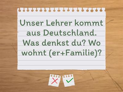 Possessivartikel-Quiz