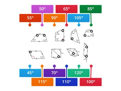 Úhly ve čtyřúhelníku (angles in a quadrilateral)