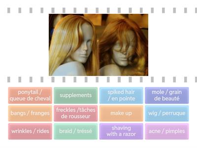 V13 Appearance and personal care espresso vocabulary