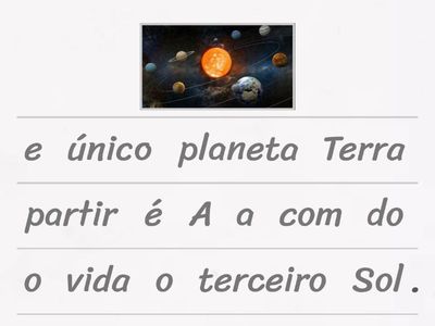 sobre nosso Planeta Terra