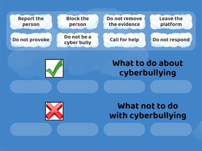 What should we do and what should we not do about cyberbullying?