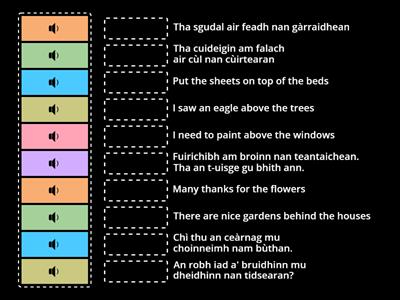 Possessive case 5 - Listening Ex - definite plural nouns in sentences