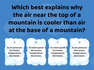 Pressure Systems, Air Masses, and Fronts