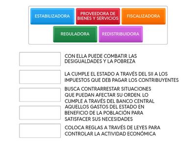 FUNCIÓN ECONÓMICA DEL ESTADO
