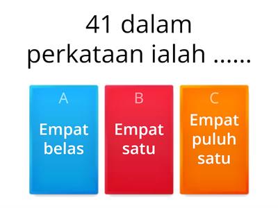 MATEMATIK TAHUN 1