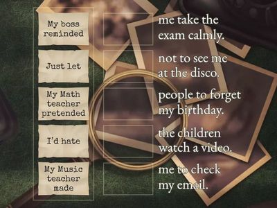 Sentence Matching Exercise