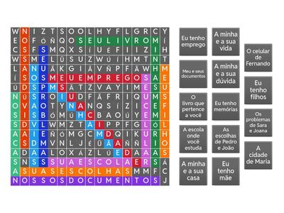 Pronomes Possessivos 