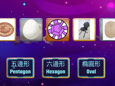 2D shape- Pentagon v.s. Hexagon v.s. Oval