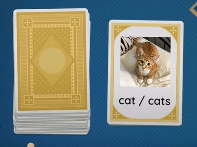 Singular or Plural (Cards for speaking)