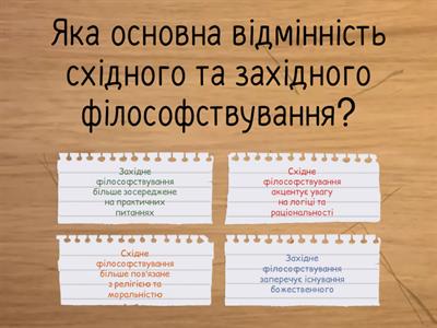Філософія Стародавнього світу 