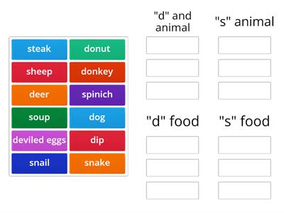 sort item/sound #3