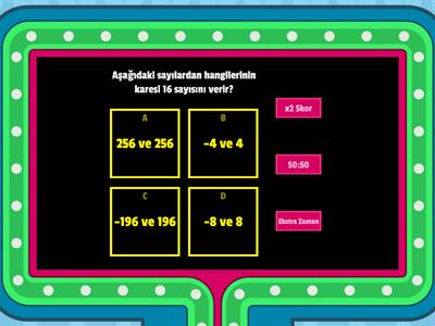 Matematik Karekök 8.sınıf 