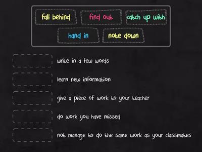 E8 - Macmillan - EDUKACJA - phrasal verbs