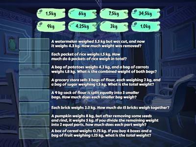 Weight Word Problems