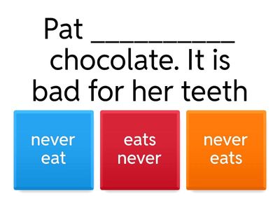 TEENS ADVERBS OF FREQUENCY