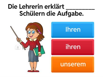 A2 - Possessiv  Dativ