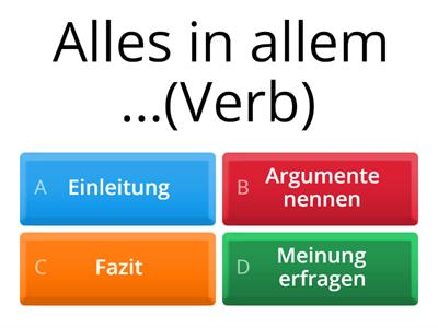  Forumsbeitrag, Redemittel 