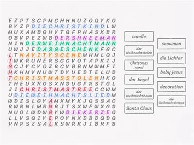 German - Wordsearch