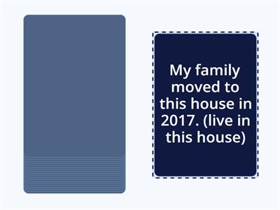 Present Perfect since/for