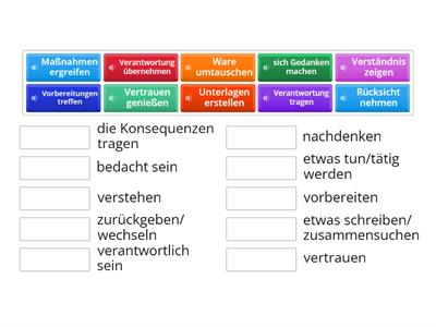 Nomen-Verb-Verbindungen B2/3
