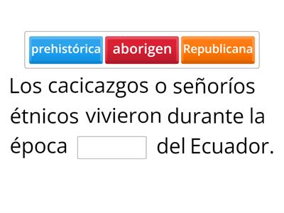 Los Cacicazgos Mayores o Señoríos Étnicos y su Organización 