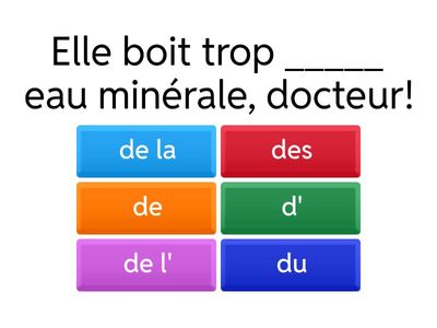 2. Les articles partitifs