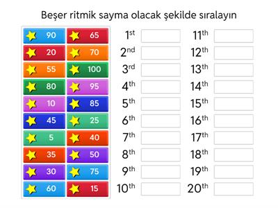 Beşer Ritmik Sayma Kopyası