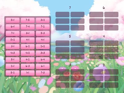 Цифра 2-7. Сложение/вычитание.