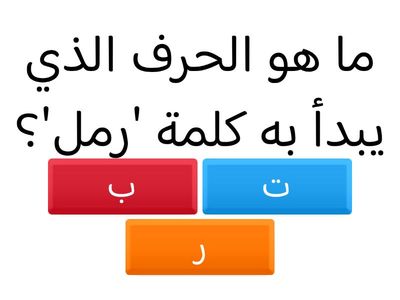 مواقع حرف الراء