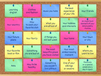 Talk for a Minute about...