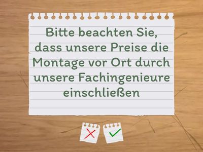 Offer Phrases BtoB Terms of payment and delivery and discounts Flash Cards