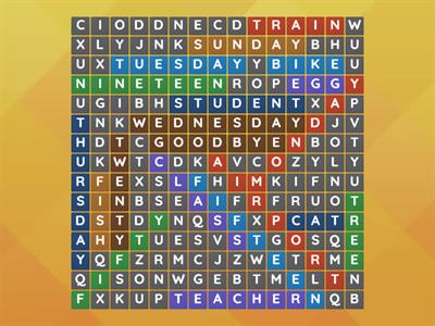 English File Elementary 1A - Vocabulary