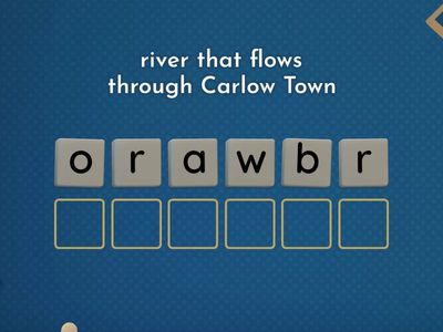 Irish and European geography anagrams